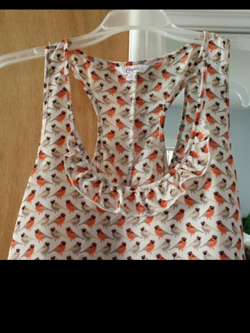 Candies Top With T Ruffle Back In Great Condition - Picture 6 of 8